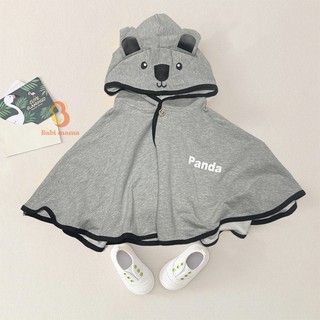 Áo Choàng Thu Đông Chống Nắng Chống Gió Cho Bé Kiểu Cánh Dơi Chất Dày Đẹp 95% cotton Cho Bé 0-5y - A19 - Babi mama