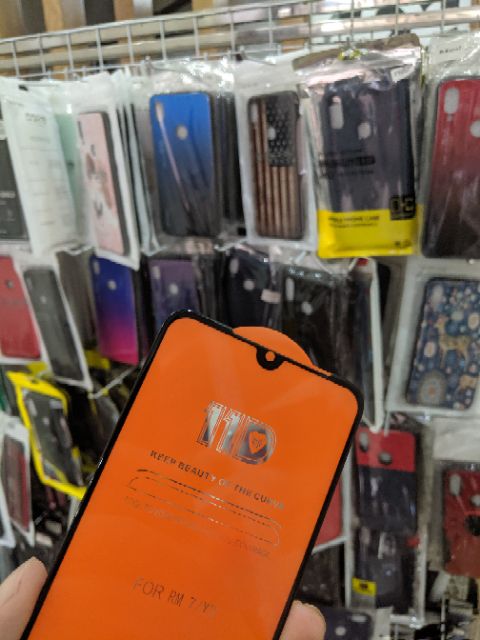 Cường lực 11D Xiaomi Redmi 7 FREESHIP Từ 50k full màn full keo ôm màn 2.5D cao cấp chất đẹp