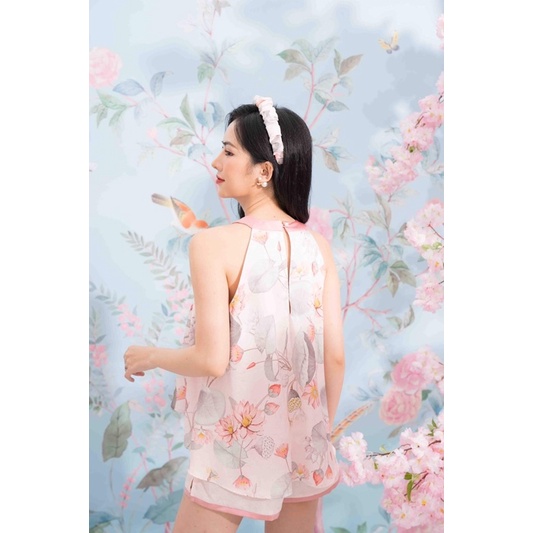 Set Yếm Hải Đường - Midnight Sleepwear