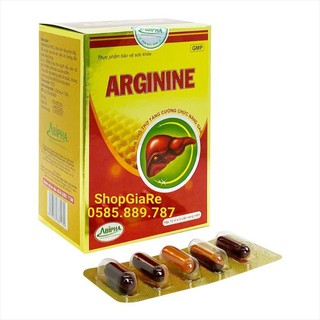 Arginine Abipha bổ gan, mát gan, giải độc, tăng cường chức năng gan, hạ men gan, gan nhiễm mỡ arginin
