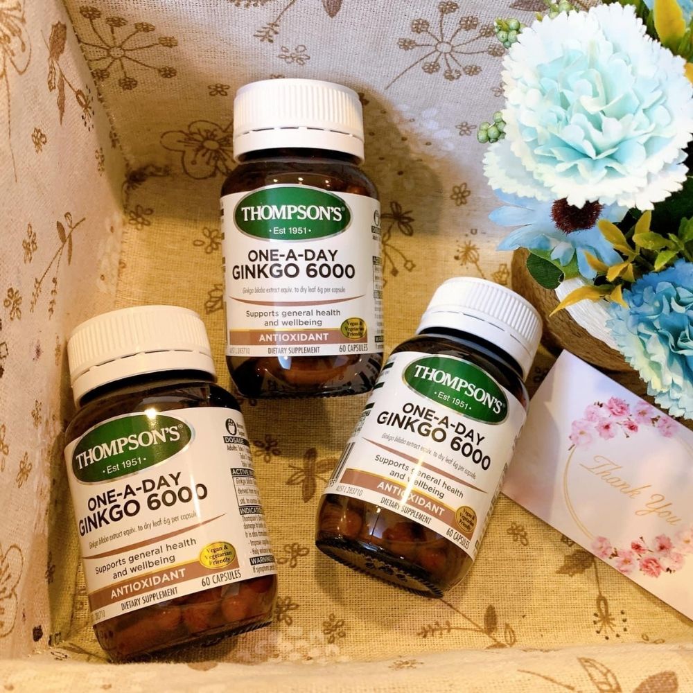 Viên uống bổ não Healthy Care Ginkgo Biloba 2000mg nội địa Úc 100 viên giúp giảm căng thẳng, tăng trí nhớ