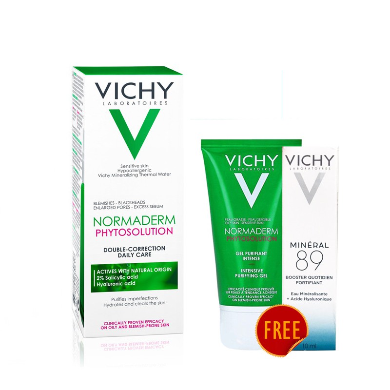 [DATE 03/2022] Kem dưỡng ẩm cho da mụn và khuyết điểm Vichy Normaderm Phytosolution Double-Correction 50ml