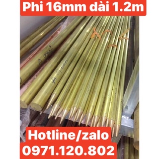 Cọc tiếp địa đồng thau D16mm dài 1.2 mét