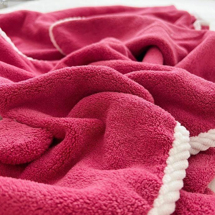 Khăn tắmkhăn tắm Khăn Tắm cotton Trơn Thấm Hút Nhanh Khô Họa Tiết Gấu Và Dâu Tây Đáng Yêu Cho Bé