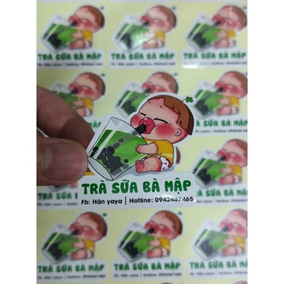 In tem nhãn giấy, thiết kế miễn phí