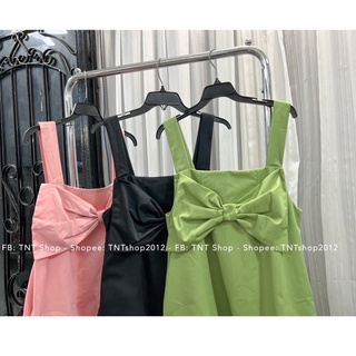 ĐẦM 2 DÂY KAKI NƠ TO [ TNT SHOP BIGSIZE 60kg 90kg ]