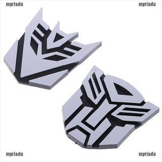 Sticker Logo Transformers 3D Dán Trang Trí Xe Hơi