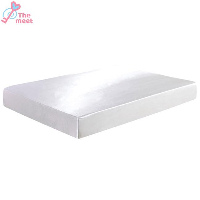 Ga giường màu trơn bằng lụa