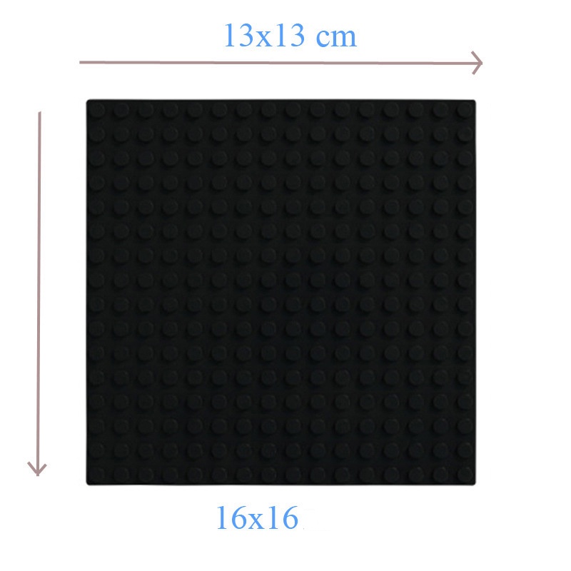 Tấm Đế Lót Một Mặt Kích Thước 13X13 Tiện Dụng Cho Đồ Chơi Xếp Hình DIY
