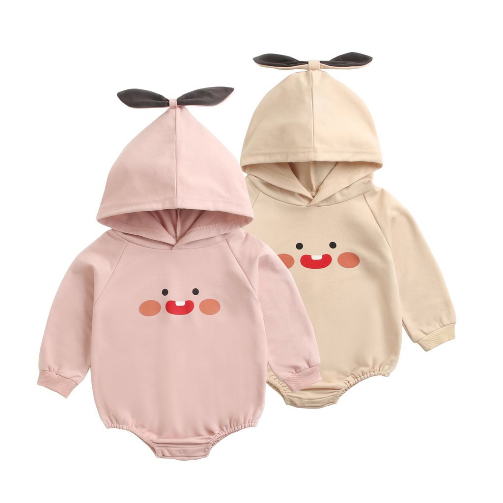 Đồ Liền Thân Tay Dài Sanlutoz In Hình Hoạt Hình Dễ Thương Cho Bé Sơ Sinh