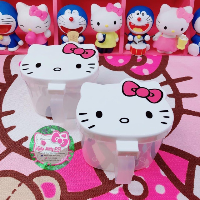 HỘP ĐỰNG GIA VỊ KÈM MUỖNG HELLO KITTY