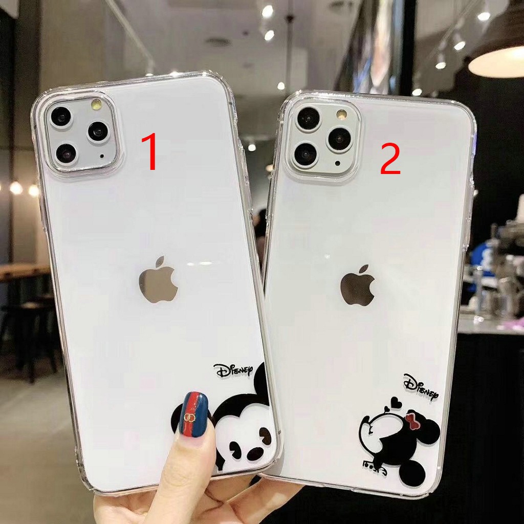 Ốp lưng iphone 11 11pro 11promax Mickey trong suốt