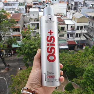  KEO XỊT TÓC GIỮ NẾP NHẸ LÀM BÓNG VÀ PHỒNG TÓC OSIS 1 SPARKLER ĐỨC 300ML 