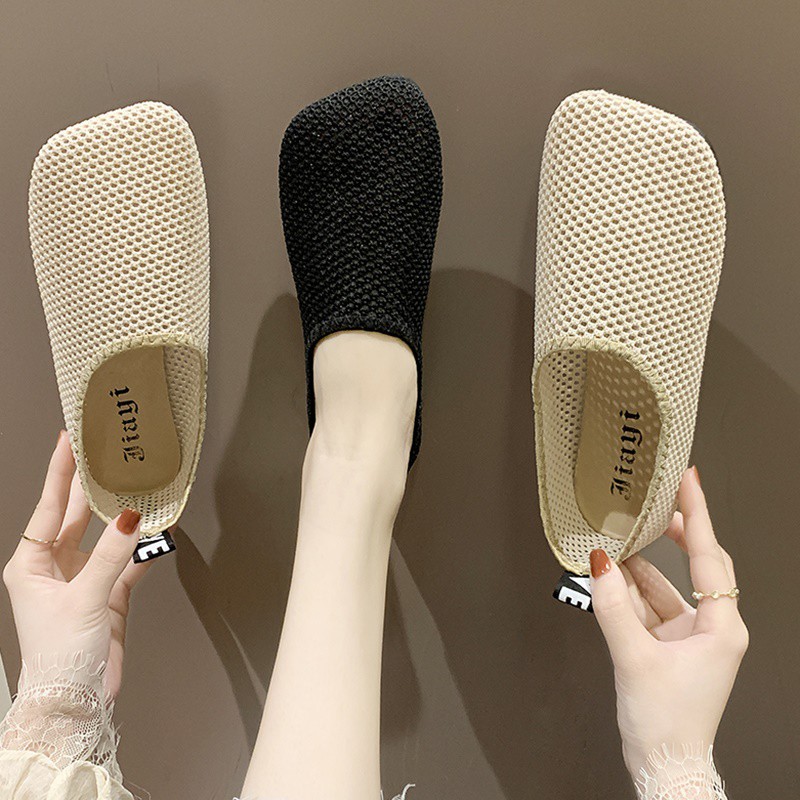 Giày Búp Bê Mũi Vuông Thoáng Khí Thời Trang Xuân Thu 2021 Cho Nữ | BigBuy360 - bigbuy360.vn