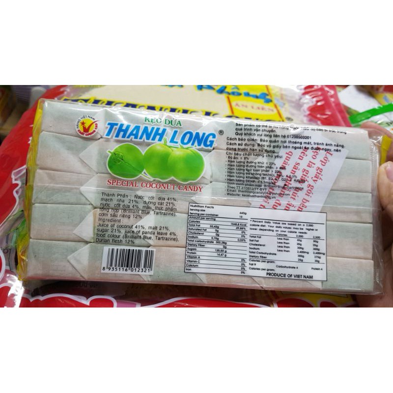 kẹo Dừa Bến Tre 450g 60 viên