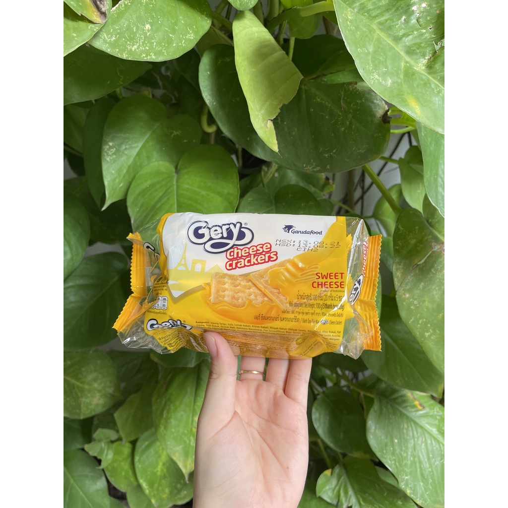 Bánh Quy Phô Mai Gery Cheese Crackers (Gói 100g)