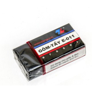 Gôm tẩy thiên long tl e-011 màu đen - vpp hải nhật