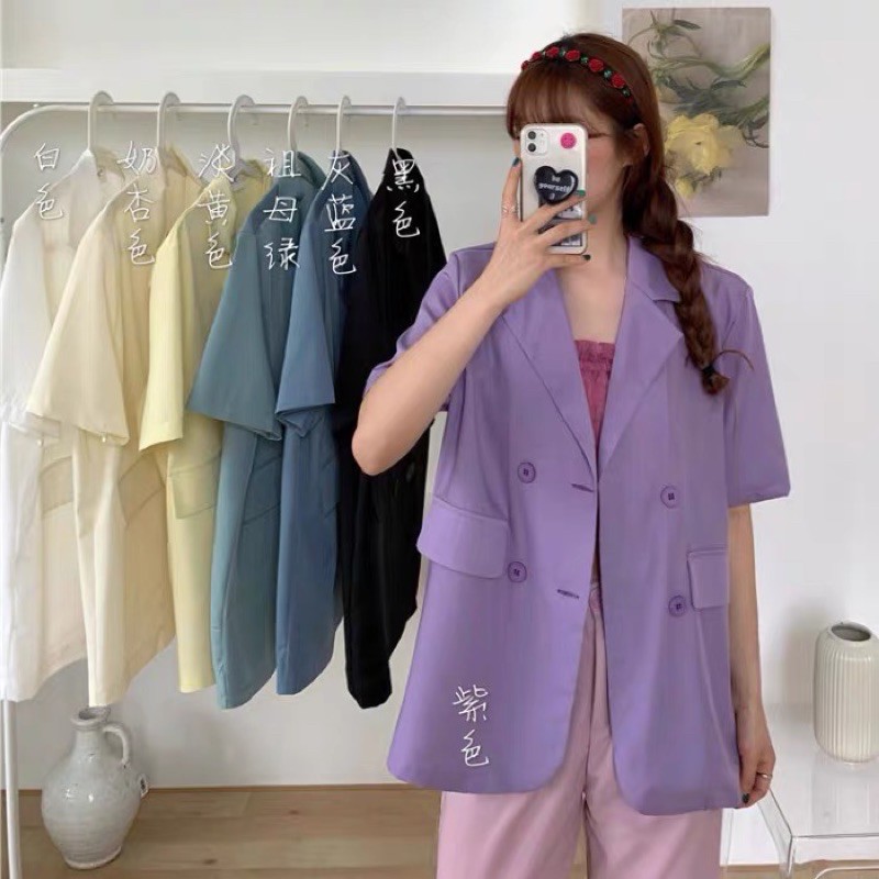 [Hàng order] Áo vest mỏng cộc tay nhiều màu ( ảnh thật) | BigBuy360 - bigbuy360.vn