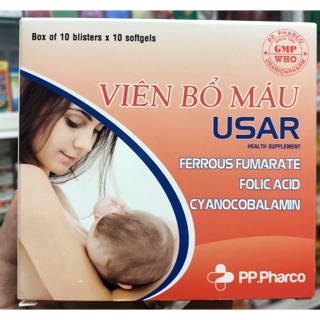 Viên bổ máu USAR - 100 viên