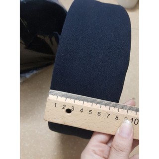 Chun cạp quần khổ 8 cm màu đen