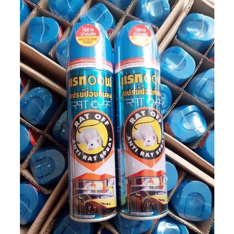 Chai xịt đuổi chuột  ANTI RAT SPRAY -hàng chính hãng Thái Lan