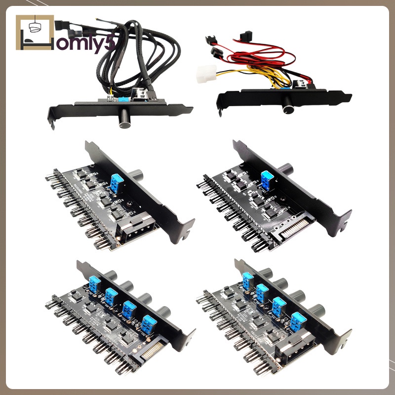 Thiết Bị Điều Chỉnh Tốc Độ Quạt 3 8 Chiều 4Pin 3Pin Cho PC