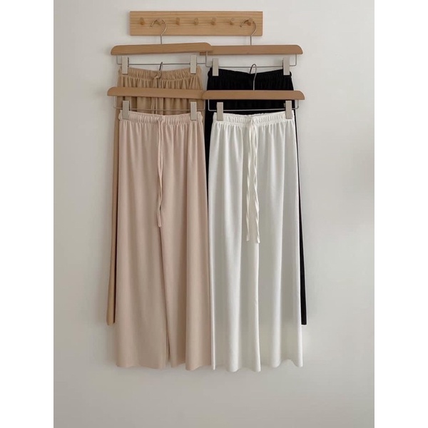 Quần suông thun tăm form hàn