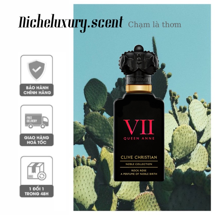 🅽🅸🅲🅷🅴 - Nước hoa CLIVE CHRISTIAN VII Queen Anne Rock Rose - 10ml