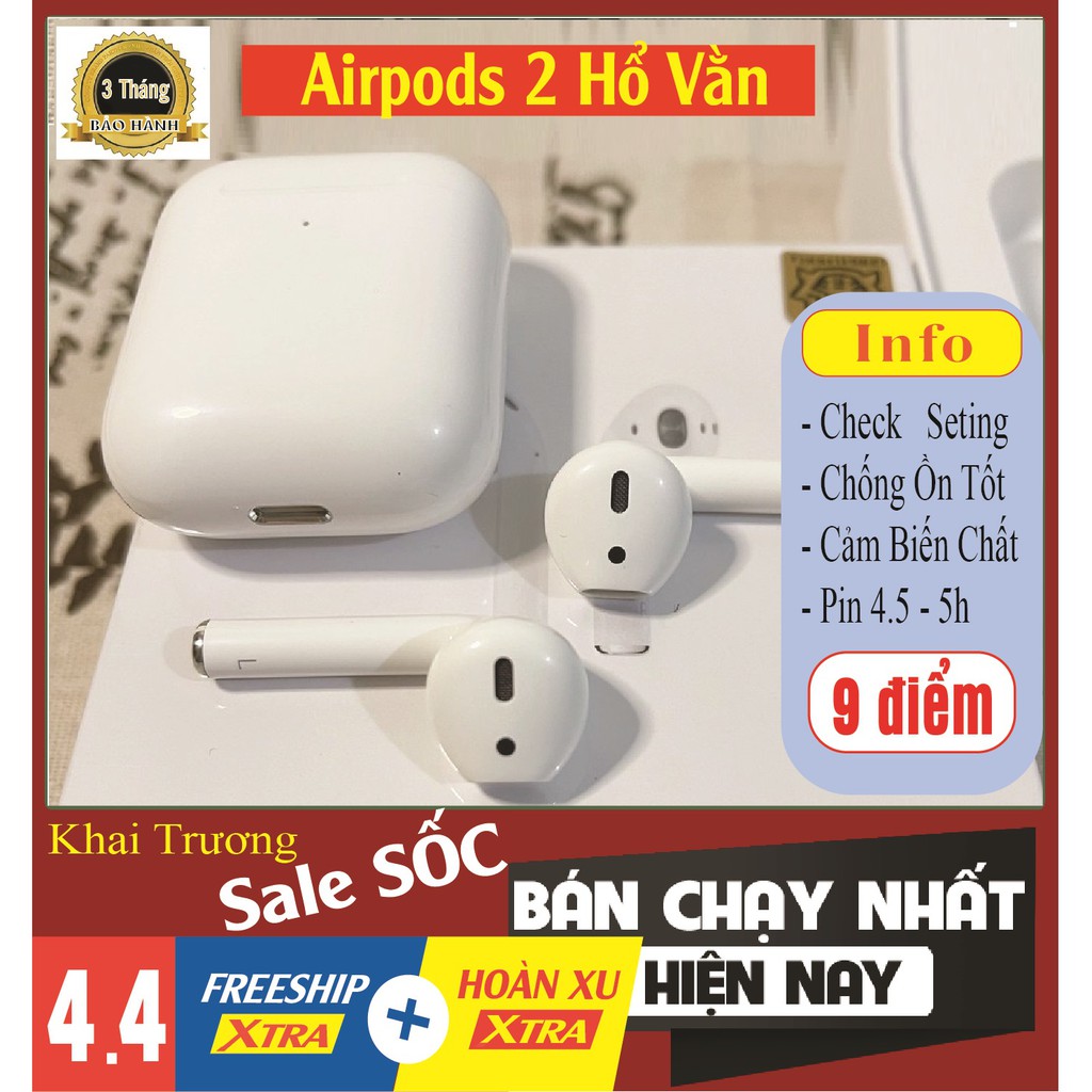 Tai nghe Bluetooth Không Dây Airpods 2 Hổ vằn 1562m | Pro ANC 1562A | Pro Jerry | Air 2 Jerry A8s - Navis PK