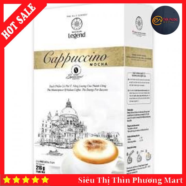 Cafe Trung Nguyên Legend Cappuccino 216g (12 gói x 18g) Sản Xuất Việt Nam 24 tháng