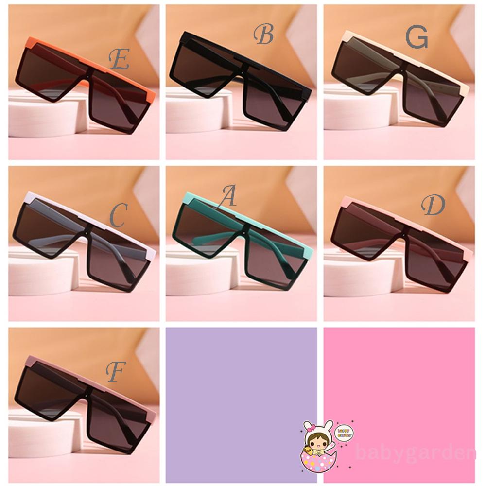 Kính Mát Gọng Vuông Cỡ Lớn Cho Bé Từ-2-10 Tuổi