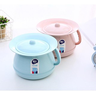 ★★ Bô nhựa có nắp đậy tiện lợi dành cho người lớn và trẻ em