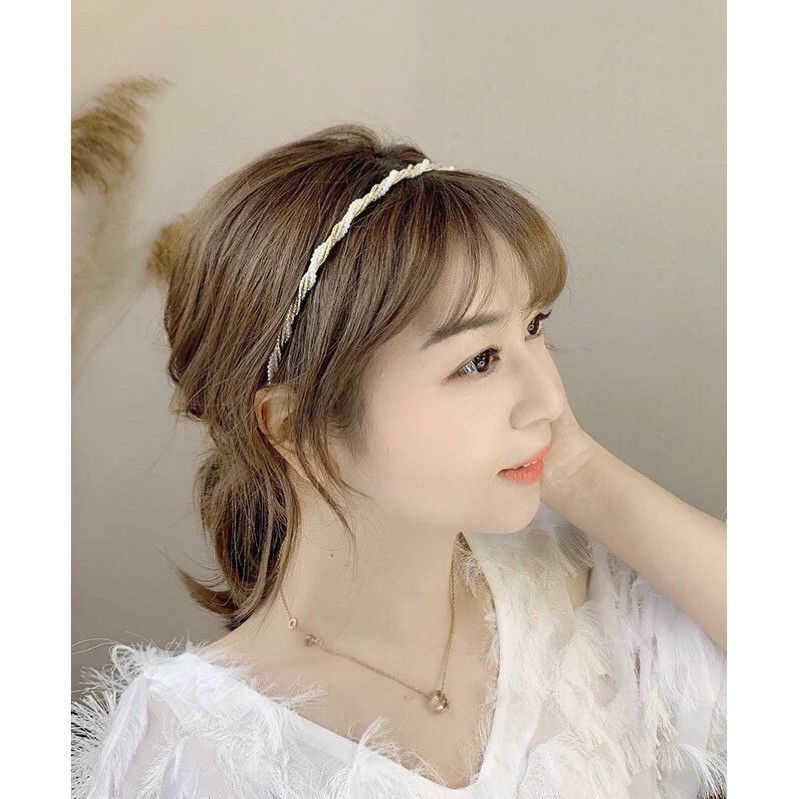 Bờm tóc ngọc xoắn xịn xò xâu cước tỉ mỉ [HOT]