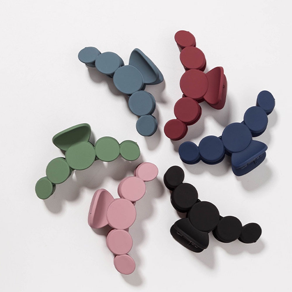 1 Kẹp Tóc Cỡ Lớn Màu Sắc Đơn Giản Phong Cách Retro Hàn Quốc★★★[Available #