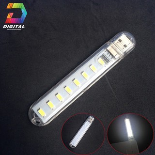 Combo 2 Đèn Led Mini 8 Bóng Siêu Sáng Cổng USB