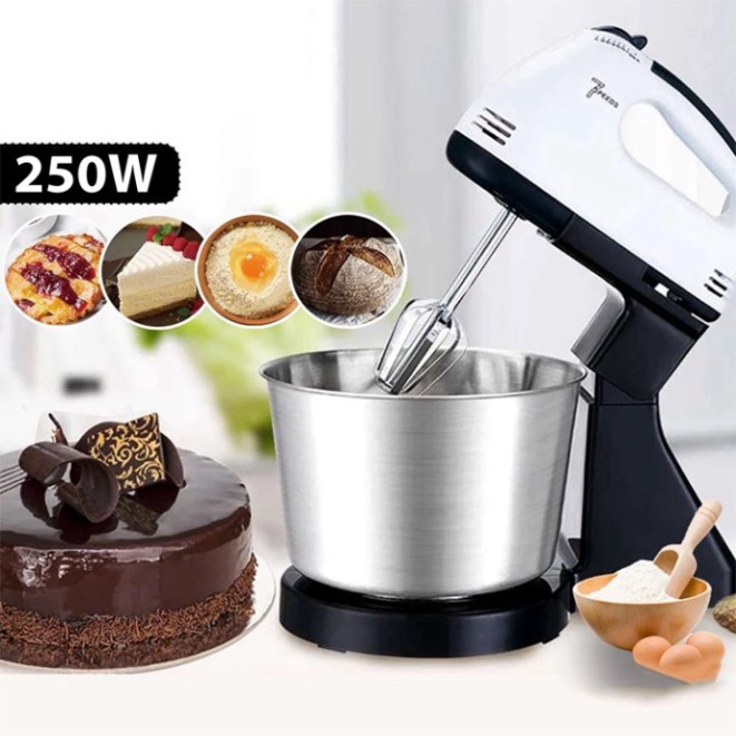 [ Xả Kho ] Máy Đánh Trứng, Nhào Bột Để Bàn Sokany CX-6620 Công Suất 250W Chậu 2 Lít - BH 12 tháng