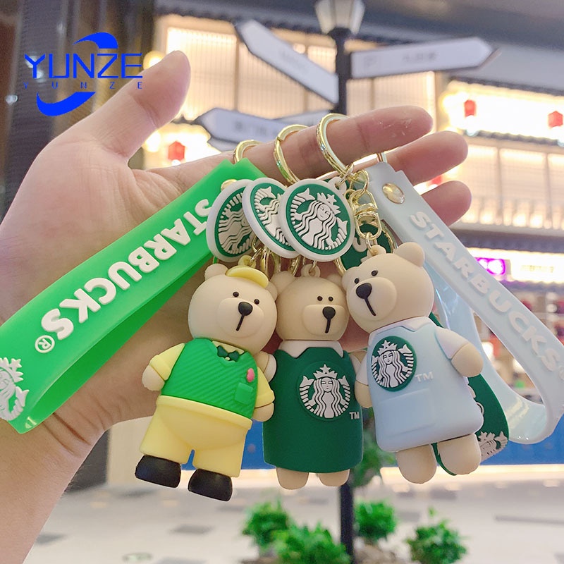 (Bán Buôn Sỉ) Móc khóa gấu Star.bucks