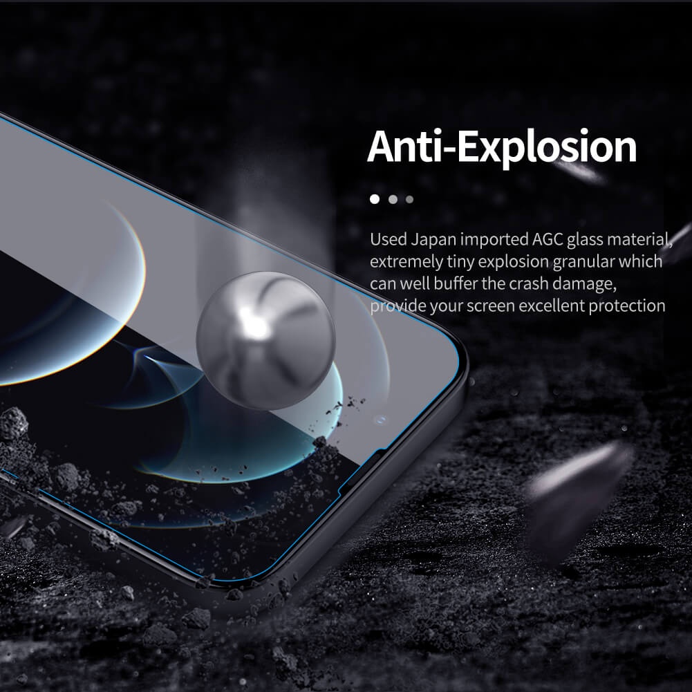 Kính cường lực Apple iPhone 13 Mini, Iphone 13 , Iphone 13 Pro , Iphone 13 Pro max Nillkin Amazing H+ Pro mỏng 0.2 mm