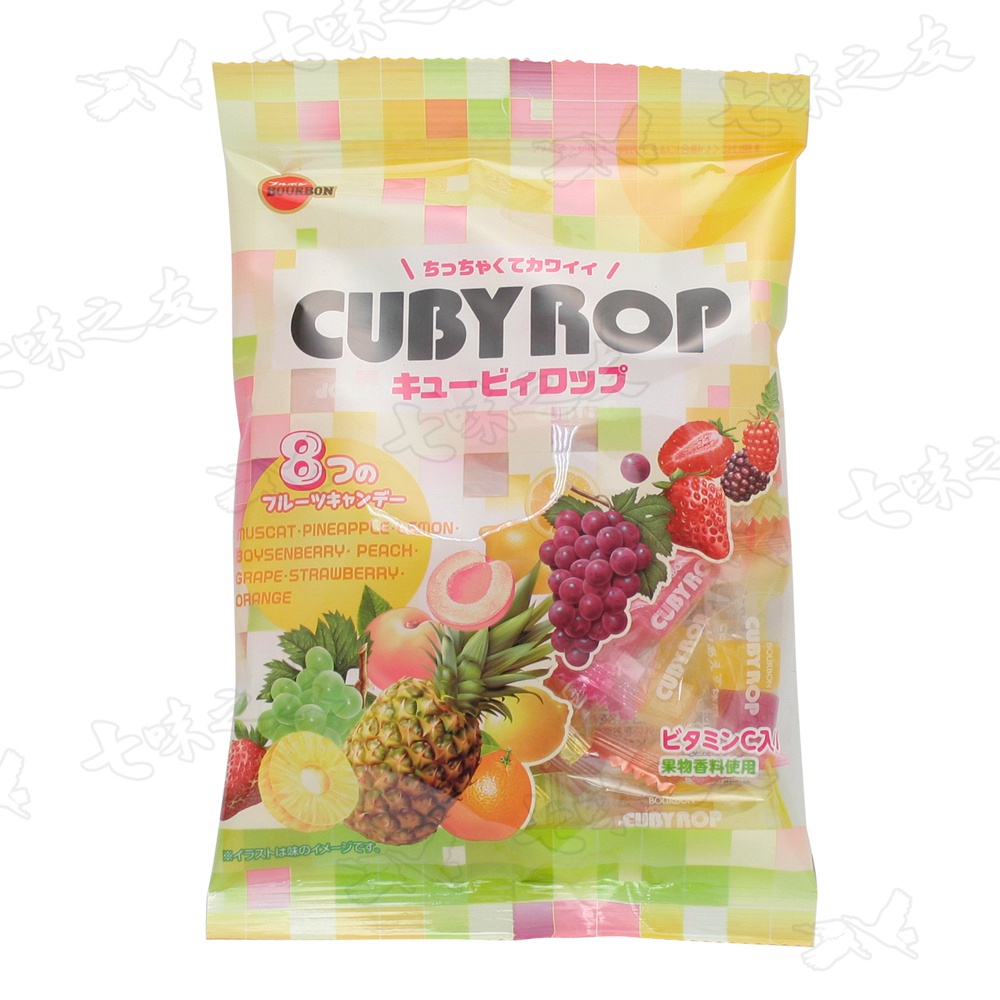 Kẹo trái cây Bourbon Cuby Rop gói 100g