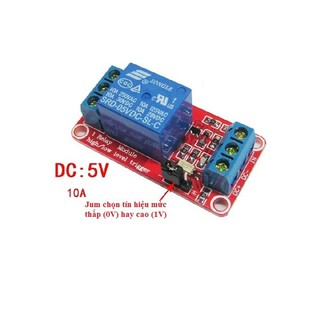 Module Relay Đơn 5V-12V, Rơ Le 10A