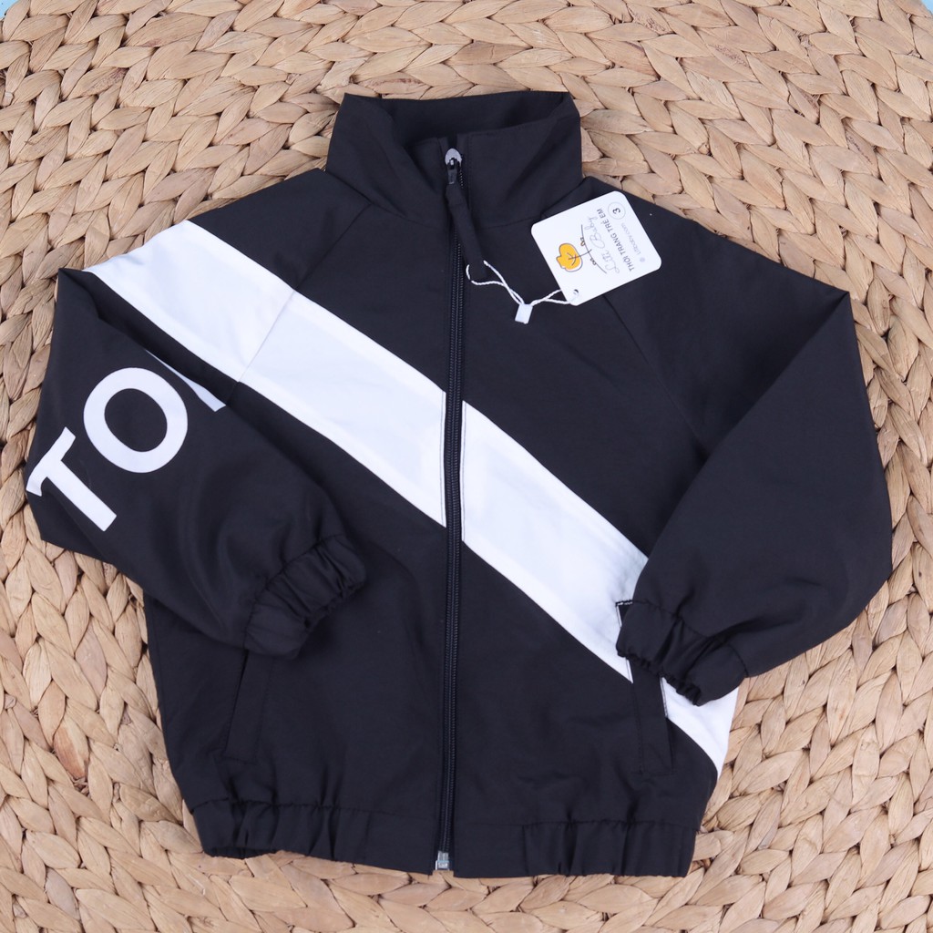 Áo gió thể thao Tono cho bé trai, bé gái size 7-12T