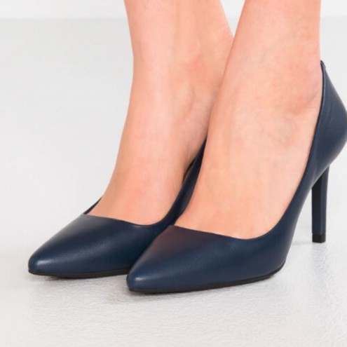 Giày Michael Kors Flex Kitten Pump Admiral Leather