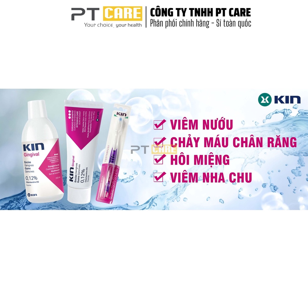 PT CARE | Kem Đánh Răng Kin Gingival Ngăn Ngừa Viêm Nướu 75ml