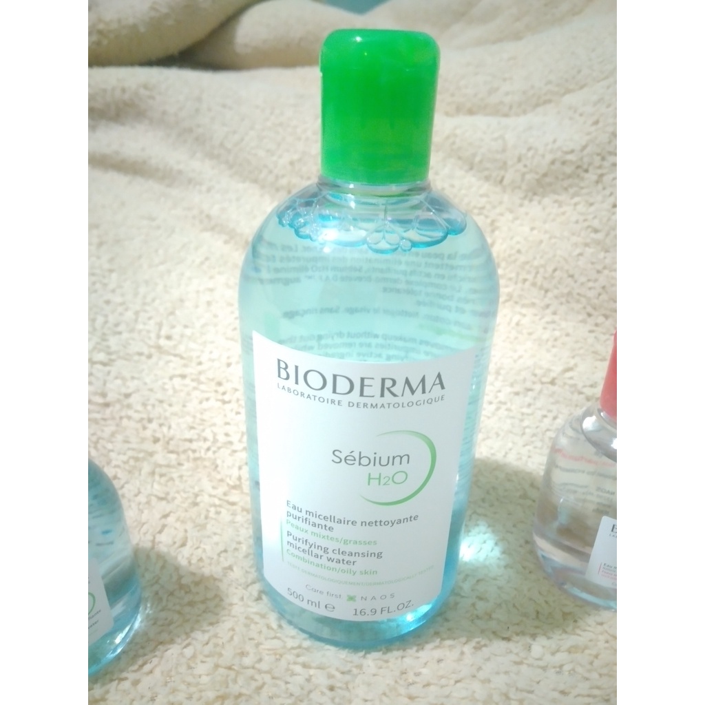 Nước Tẩy Trang Bioderma Pháp H2O 500ml chính hãng cho da dầu, da nhạy cảm