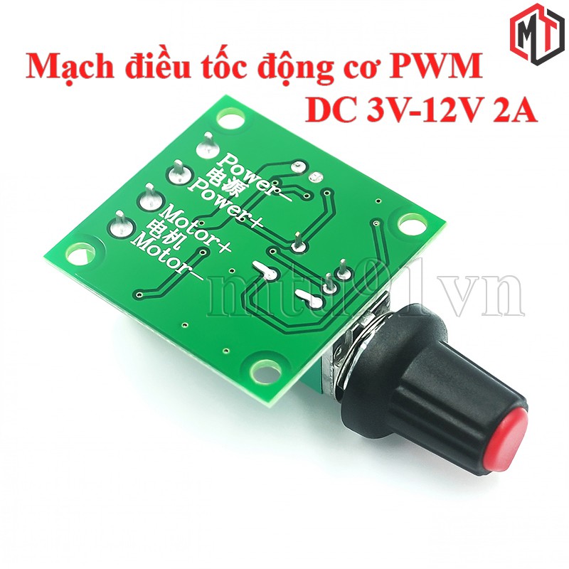 Mạch điều tốc động cơ PWM 2A DC 3V-12V