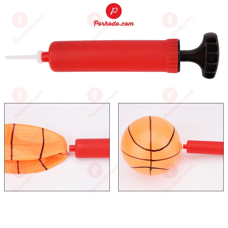 Bộ đồ chơi bóng rổ treo tường cho bé, bảng ném bóng rổ dán tường mini cho bé vui chơi KB216118