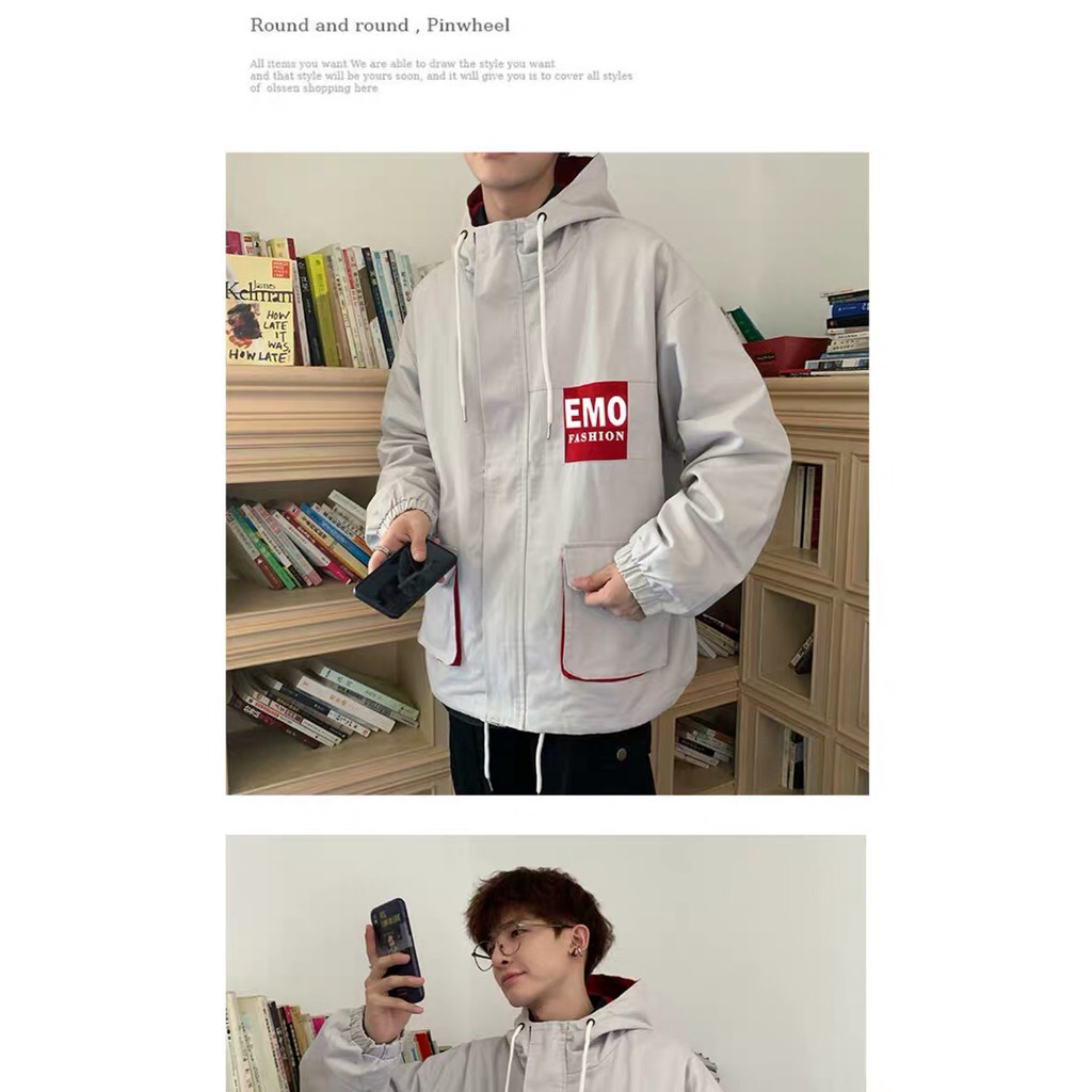 ÁO KHOÁC KAKI TÚI HỘP HÀN QUỐC.