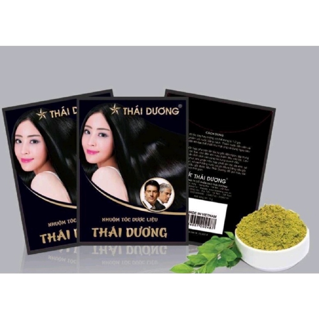 Dầu gội đen tóc thảo dược Thái dương