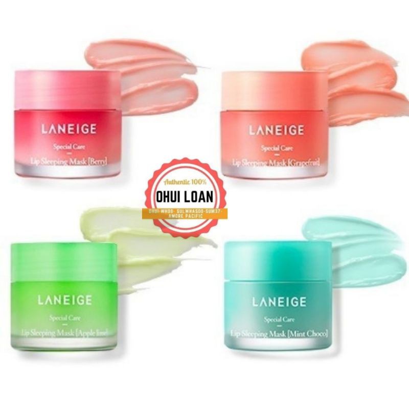 Mặt nạ môi Laneige dạng nạ ngủ ủ môi Lip Sleeping Mask