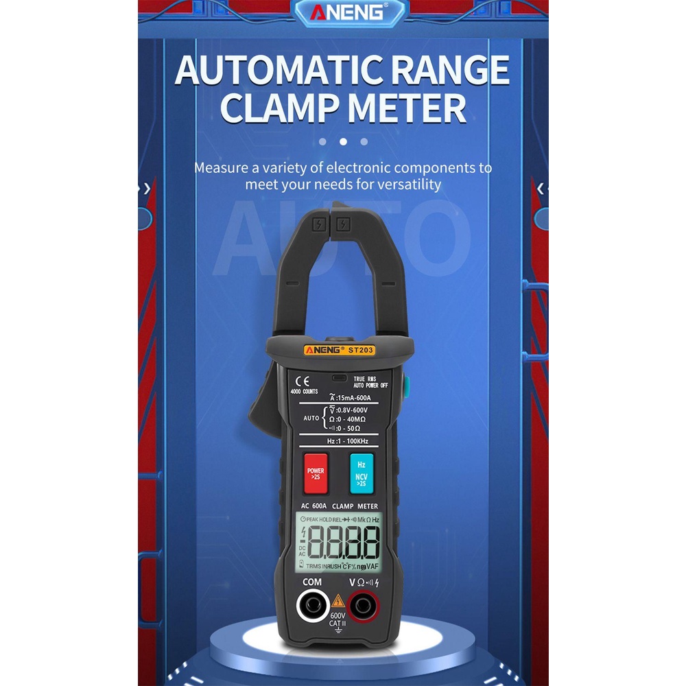 Thiết Bị Kiểm Tra Điện Áp Kỹ Thuật Số Độ Chính Xác Cao 4000 Count